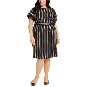 Alfani | Dresses | Alfani Womens Pleated Flounce Dress Nwt | Poshmark